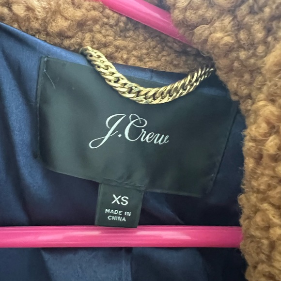 Jcrew Teddy coat size xs - Picture 2 of 3